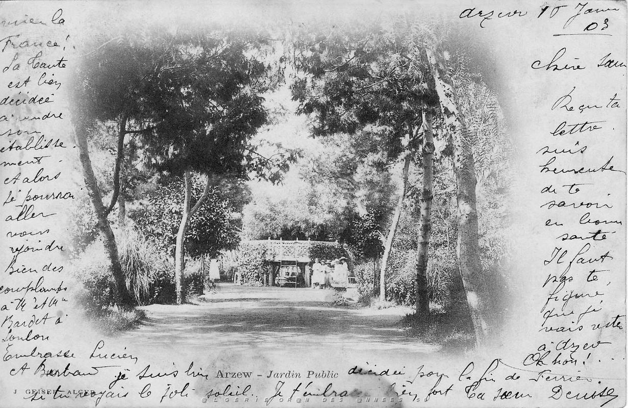 ARZEW Jardin public 1903.jpg